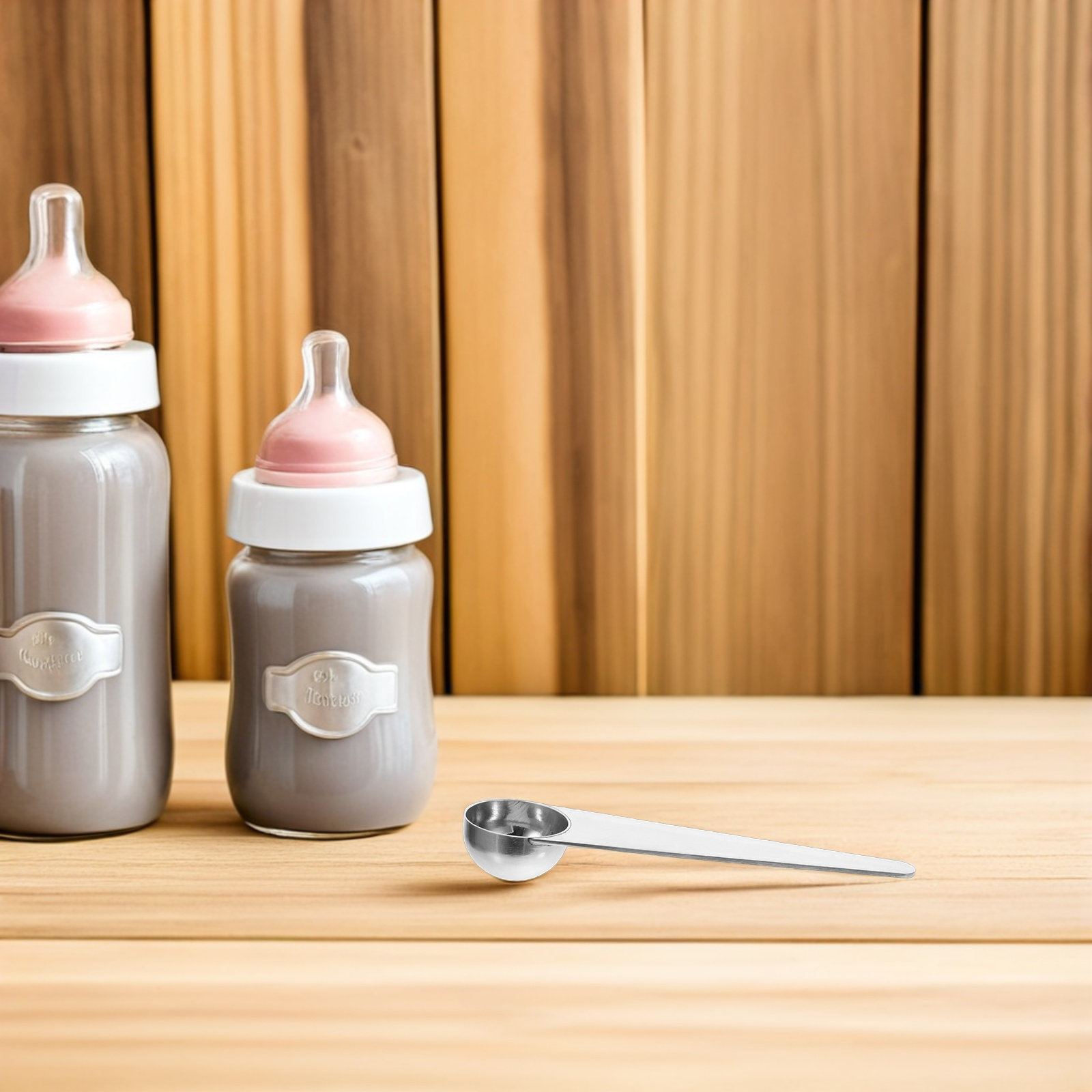 Baby Food With Protein - 15Ml Stainless Steel Formula Scoop for