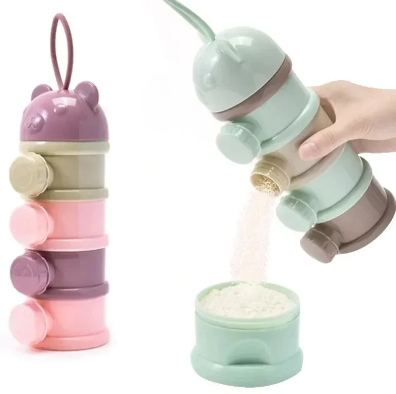Baby Food Options - Milk Powder Box 4Layer Bear Style