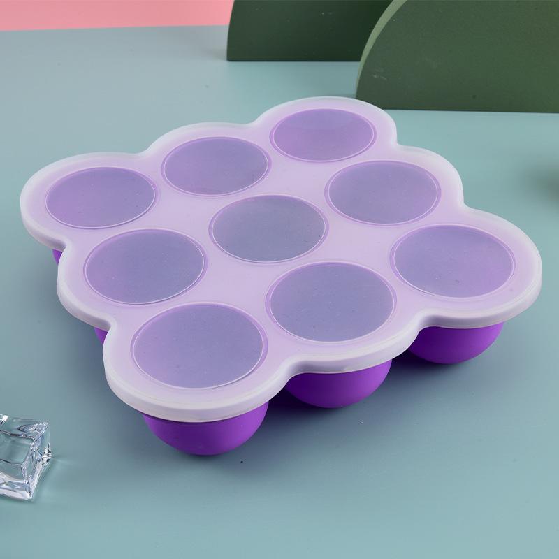 Puree Baby Food - Baby Food Silicone Container 9Grid Freezer