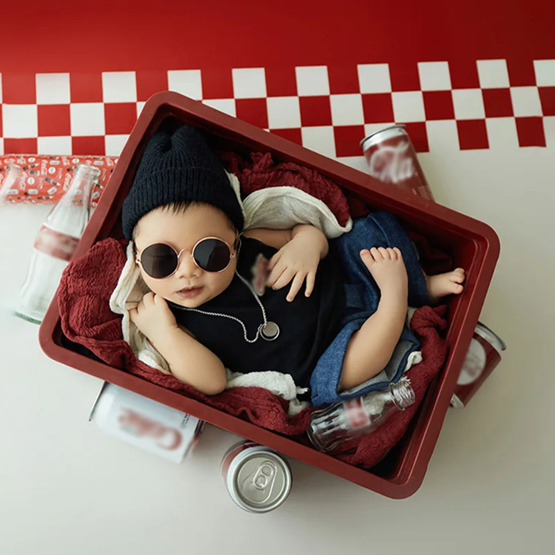 Cool Boy Theme Photography Set - Baby Food Bottle recension och pris