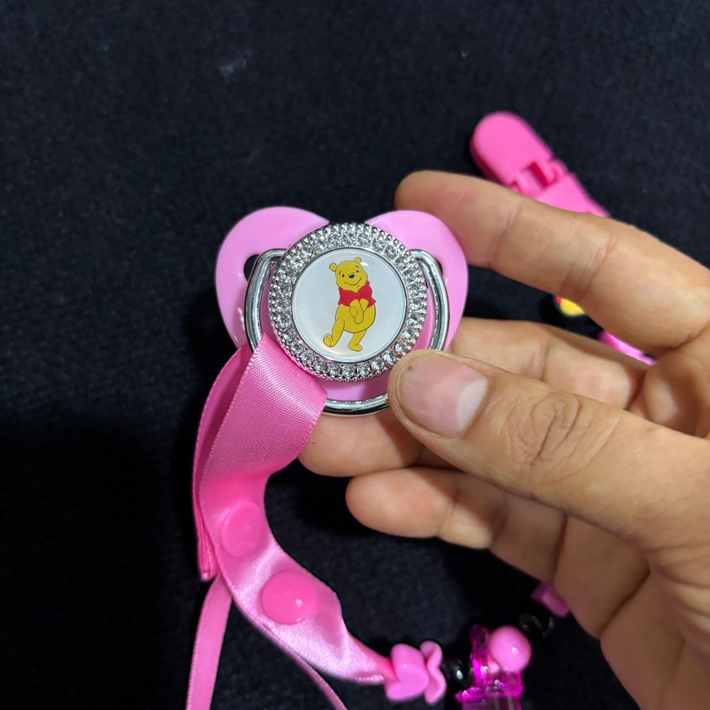 Custom Name Pacifier Clip Set  - Baby Food Name recension och pris