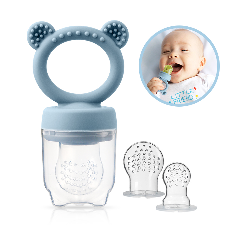 Silicone Bear Shaped Baby Frui - Baby Food Feeder recension och pris