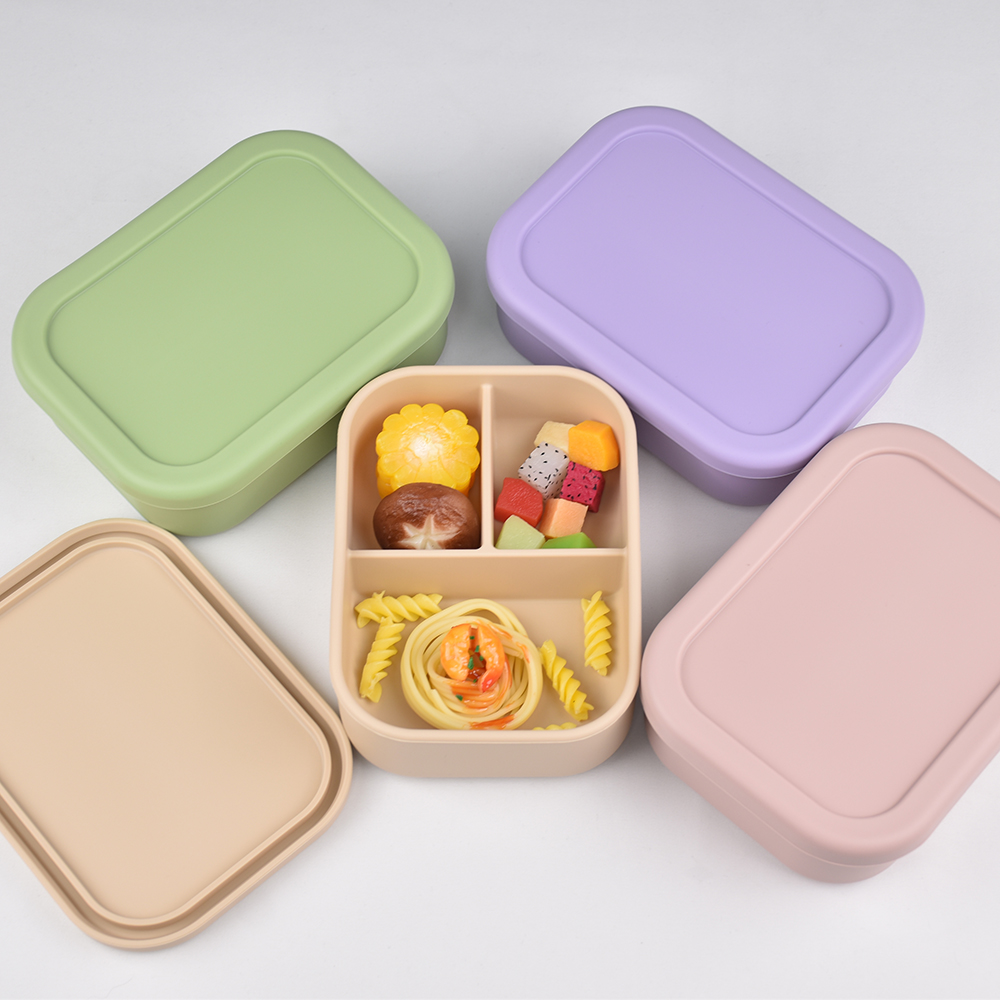3-Compartment Food Grade Silic - Baby Food Nan recension och pris