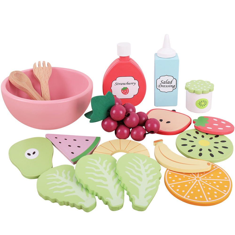 Wooden Kitchen toy role play f - Baby Food Under 1 Year recension och pris
