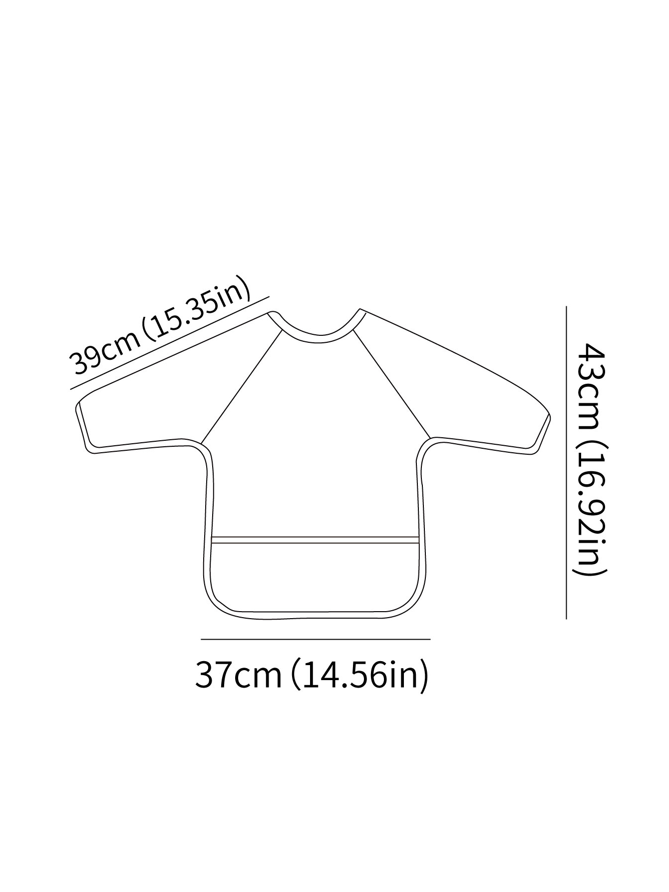 1 Pc Waterproof Baby Bibs Cute - Bib Long Sleeve recension och pris