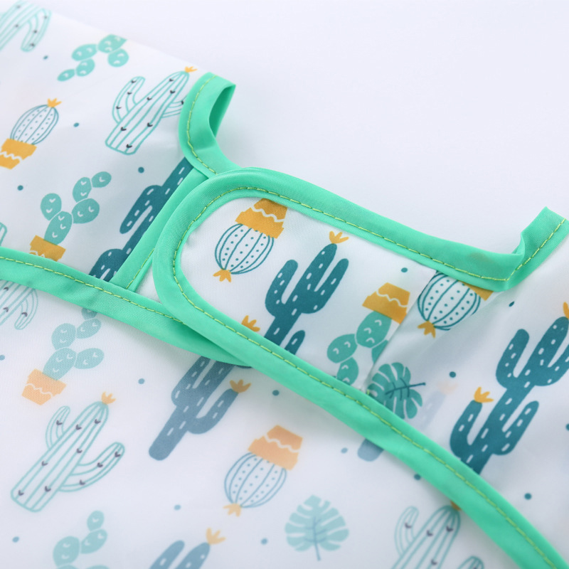 Baby Silicone Cartoon Bib 0-6  - Bib Long Sleeve recension och pris