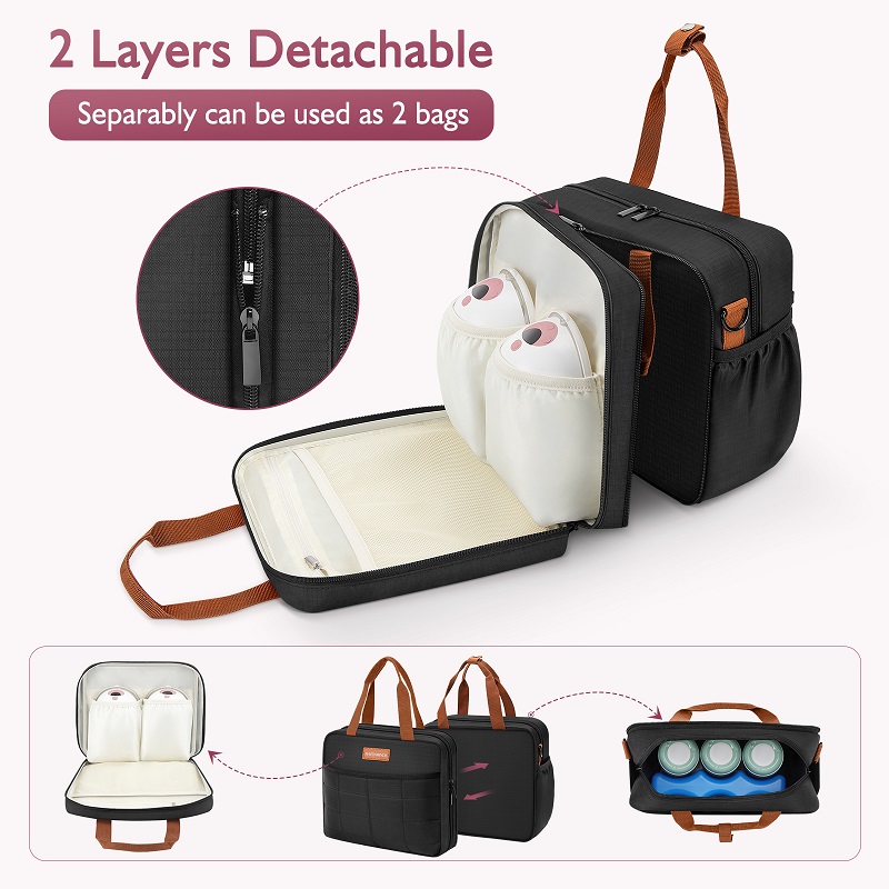 Detachable Breast Pump Bag wit - Baby Food Nan recension och pris