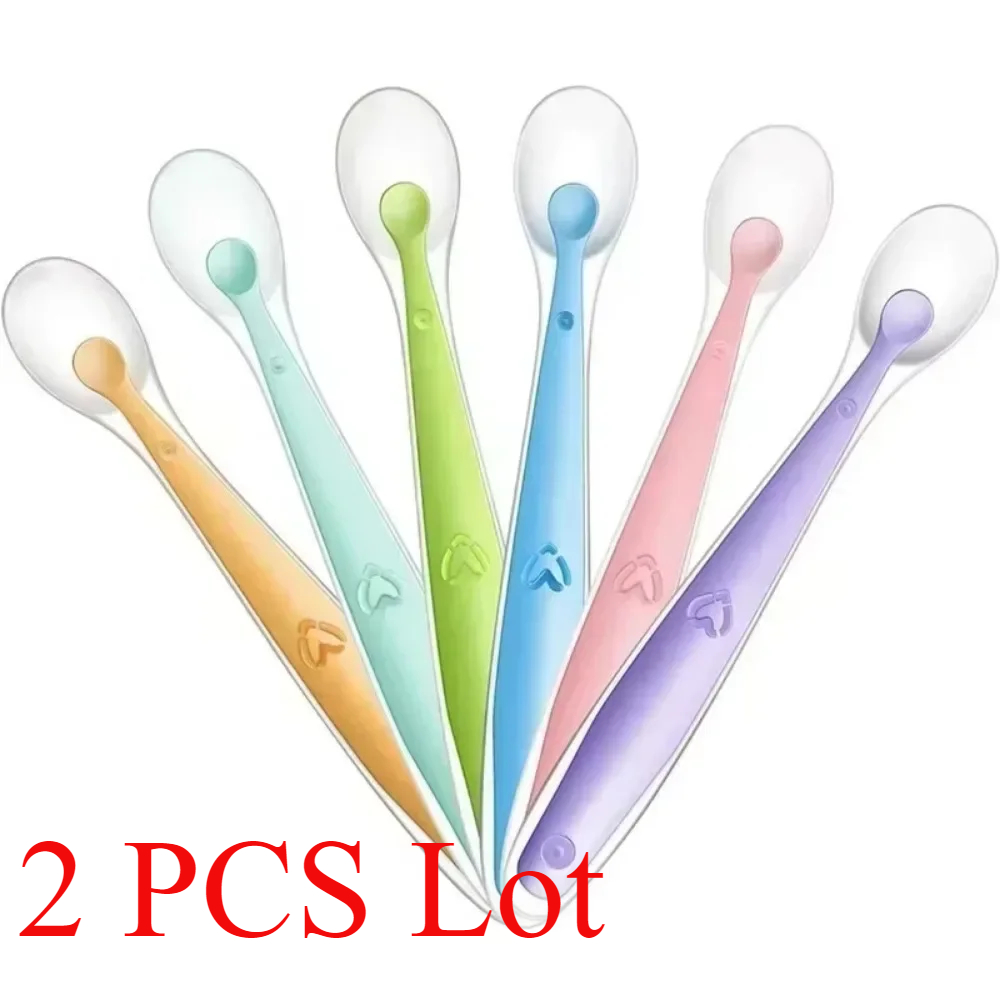 2/1pcs Silicone Spoon for Baby - Baby Food Feeder recension och pris