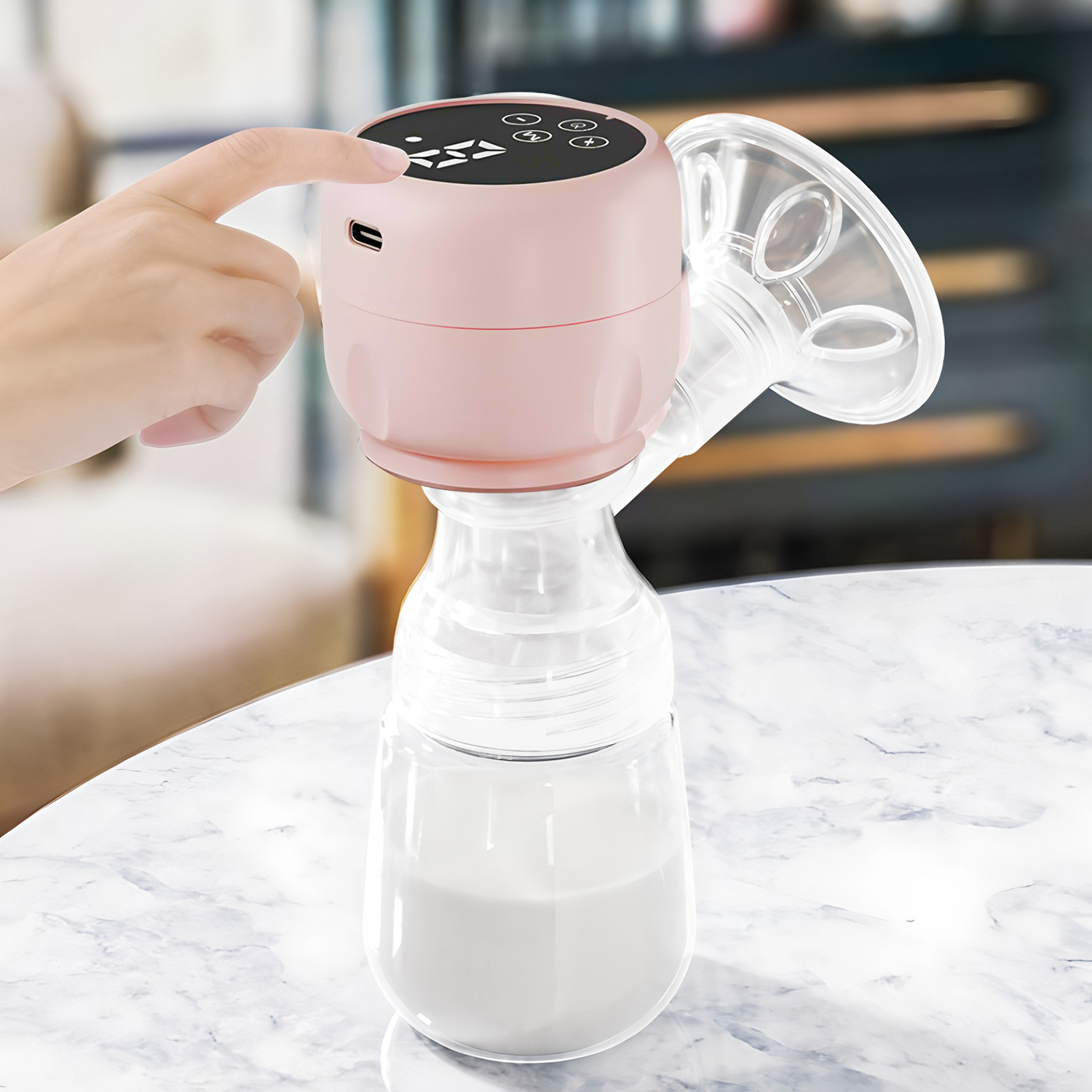 2-IN-1 Electric Breast Pump Po - Baby Food Bottle recension och pris