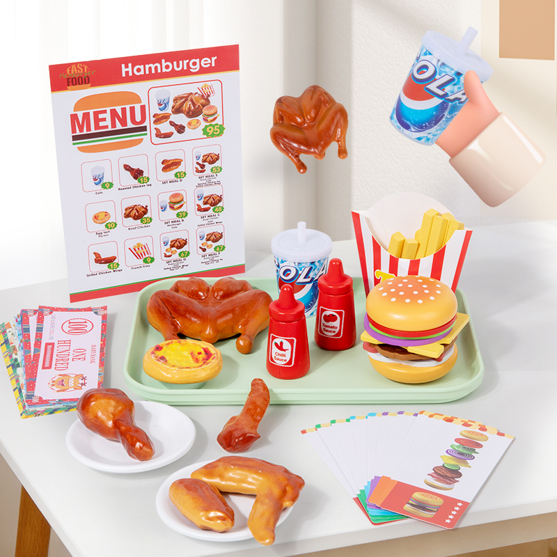 Wooden Fast Food Kitchen Prete - Baby Food Under 1 Year recension och pris