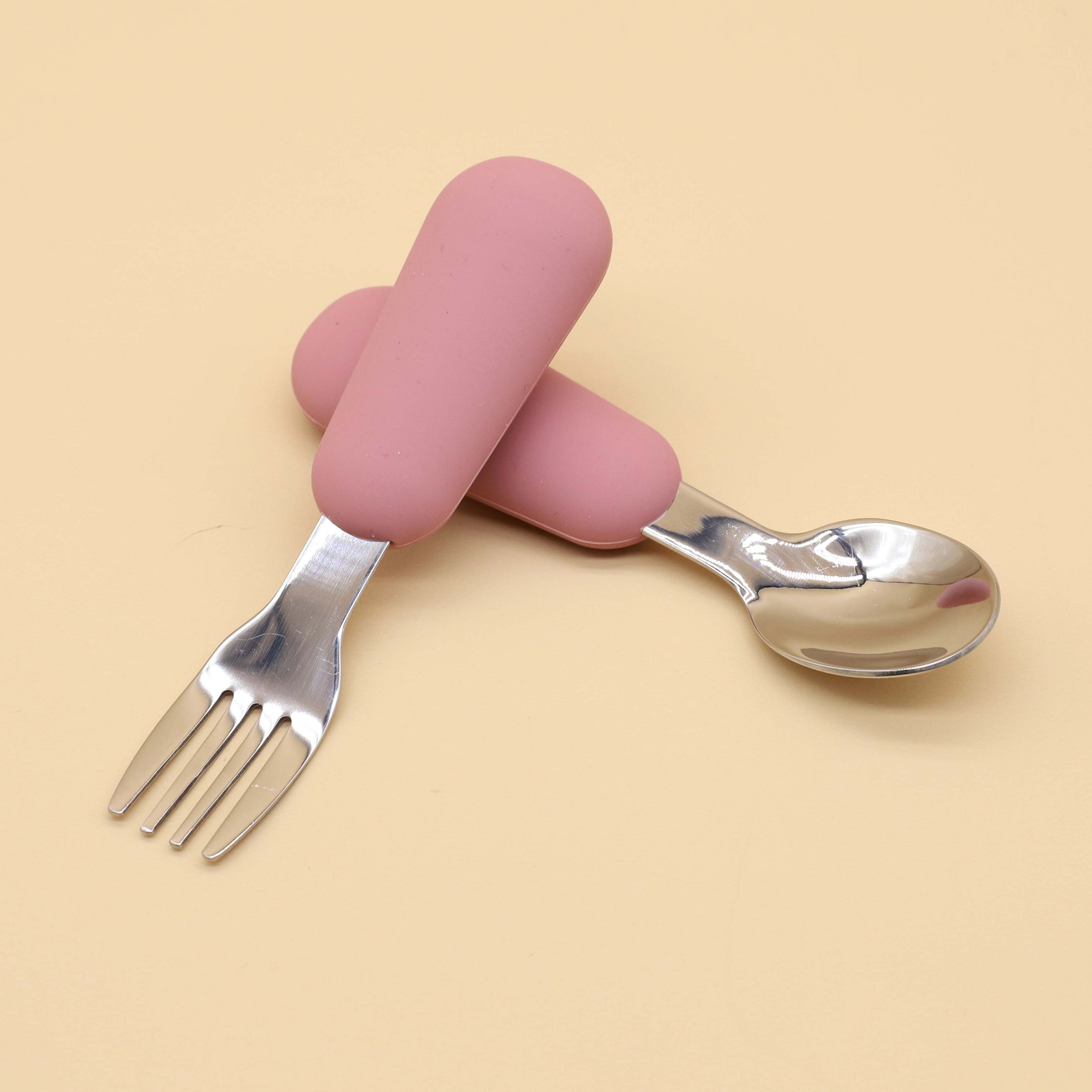 Silicone stainless steel spoon - Baby Food Feeder recension och pris