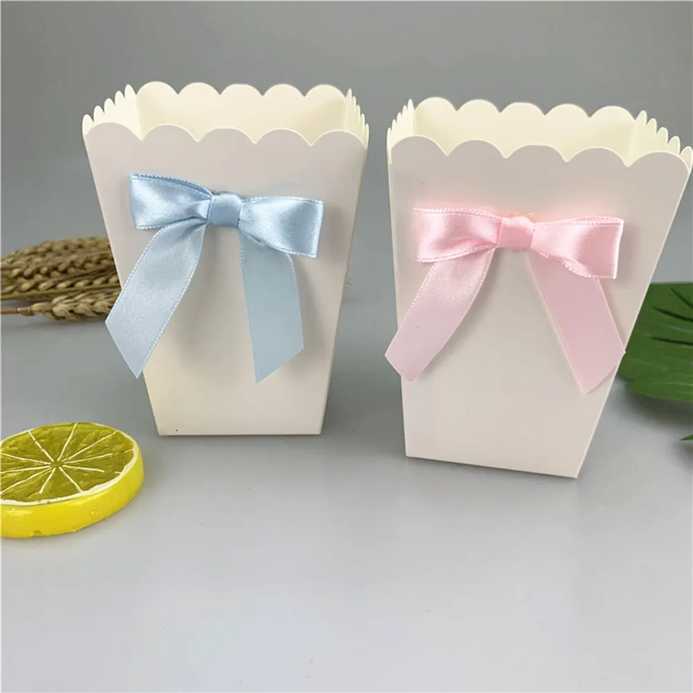 12pcs Pink Bow Popcorn Box Par - Baby Food Options recension och pris