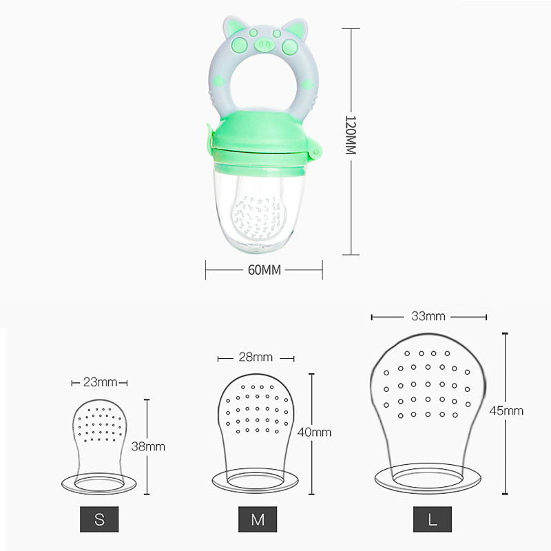 4pcs/set Silicone Fruit & Vege - Baby Food Feeder recension och pris