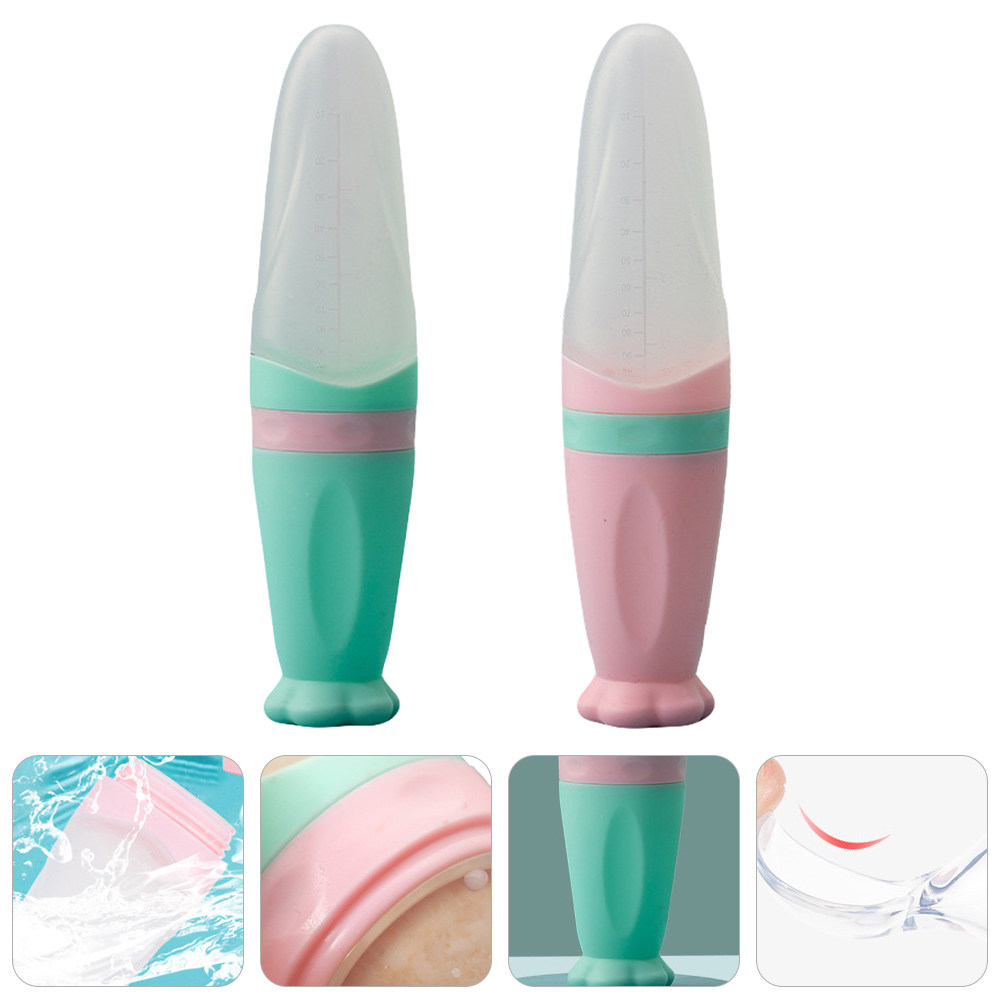 2Pcs Infant Silicone Squeeze F - Baby Food Healthy recension och pris