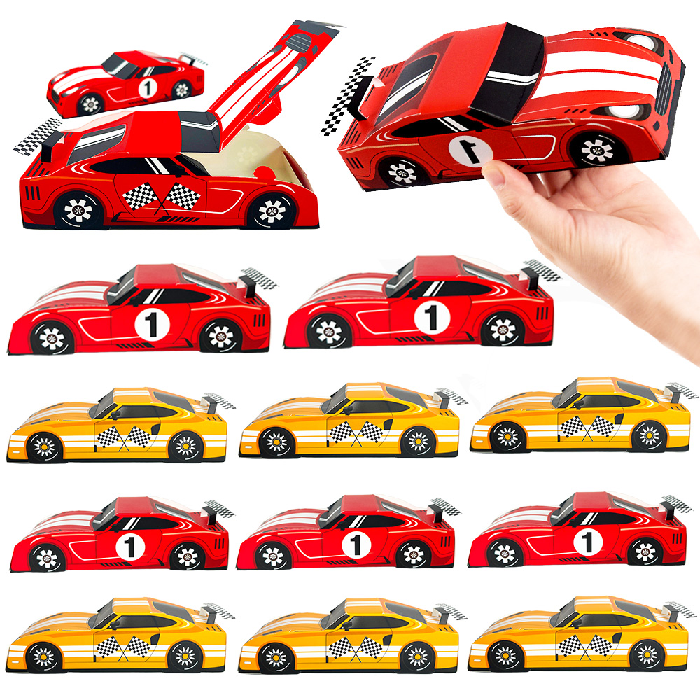 10/20/30pcs Racing Car Theme G - Baby Food Packaging recension och pris