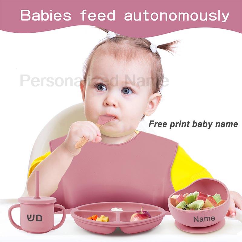 6Pcs Baby Feeding Set Free Per - Baby Food Name recension och pris
