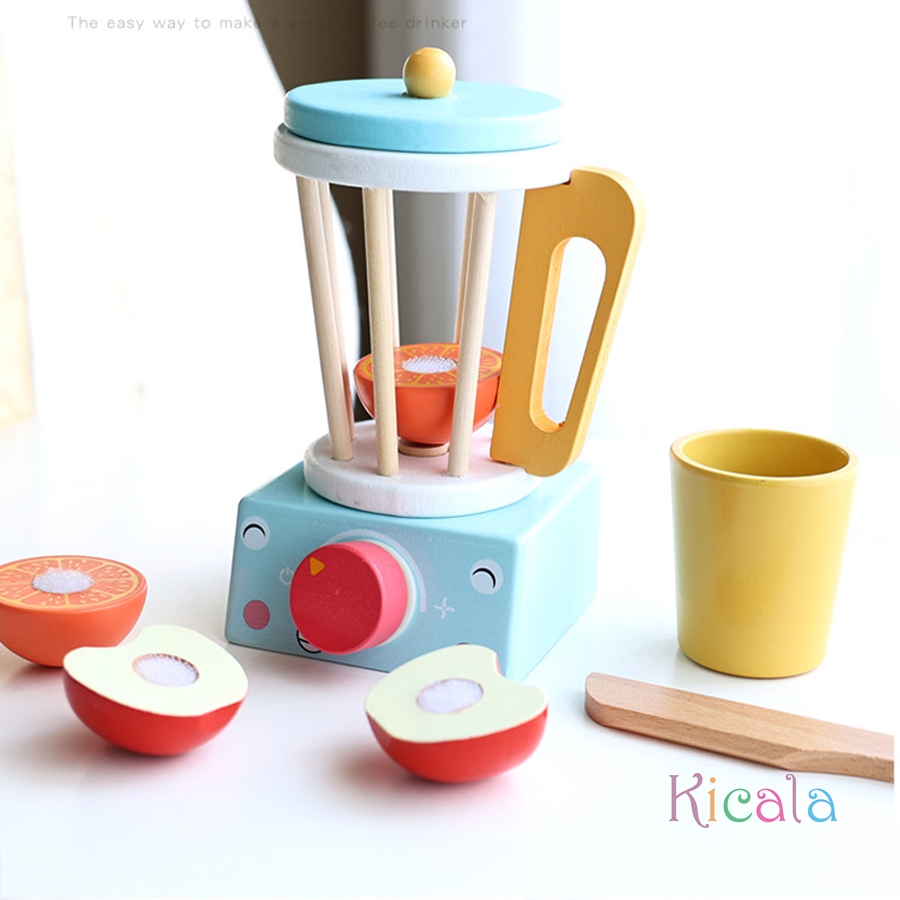 Wooden Kitchen Pretend Play To - Baby Food Under 1 Year recension och pris