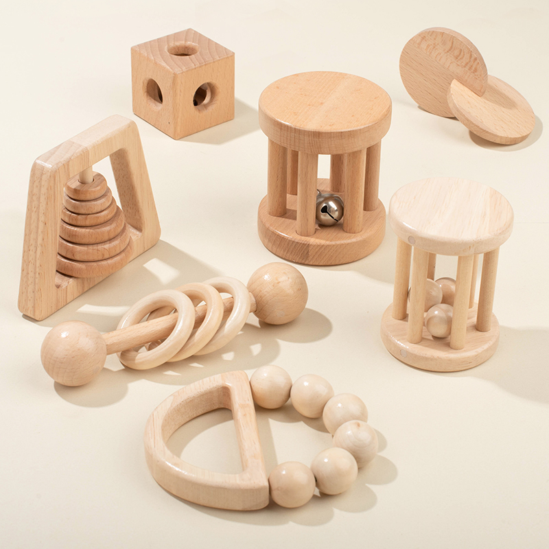 Montessori Wooden Toys Colorfu - Baby Food Under 1 Year recension och pris