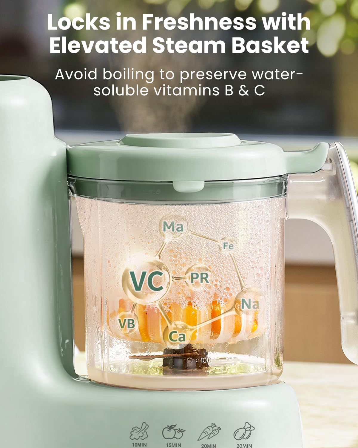 Baby Food Maker Steam Basket F - Baby Food Maker And Steamer recension och pris