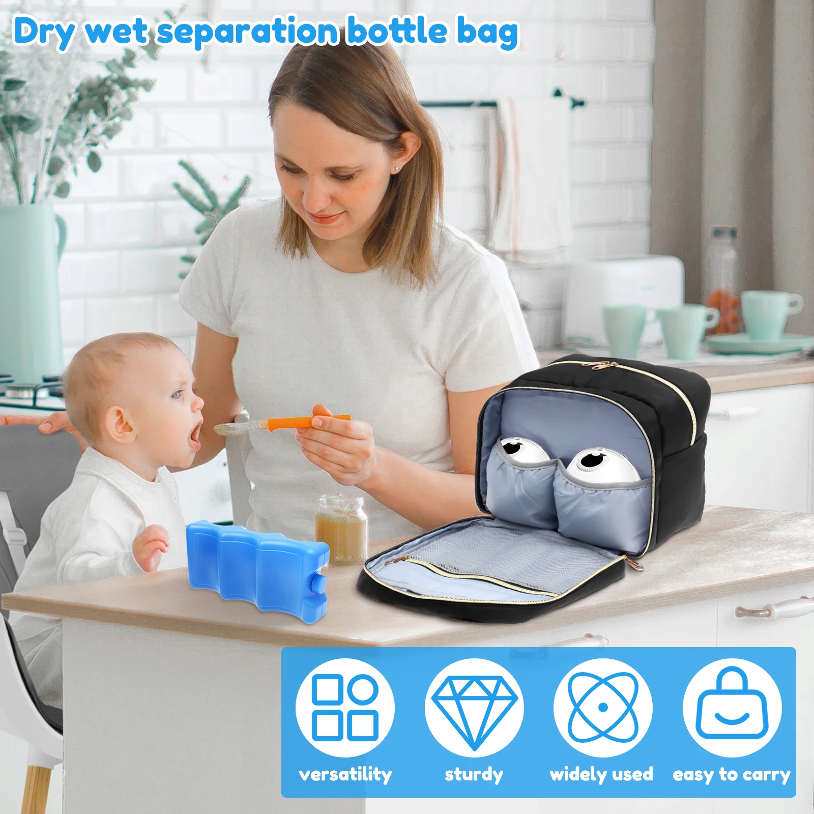 Breast Pump Storage Bag with I - Baby Food Nan recension och pris