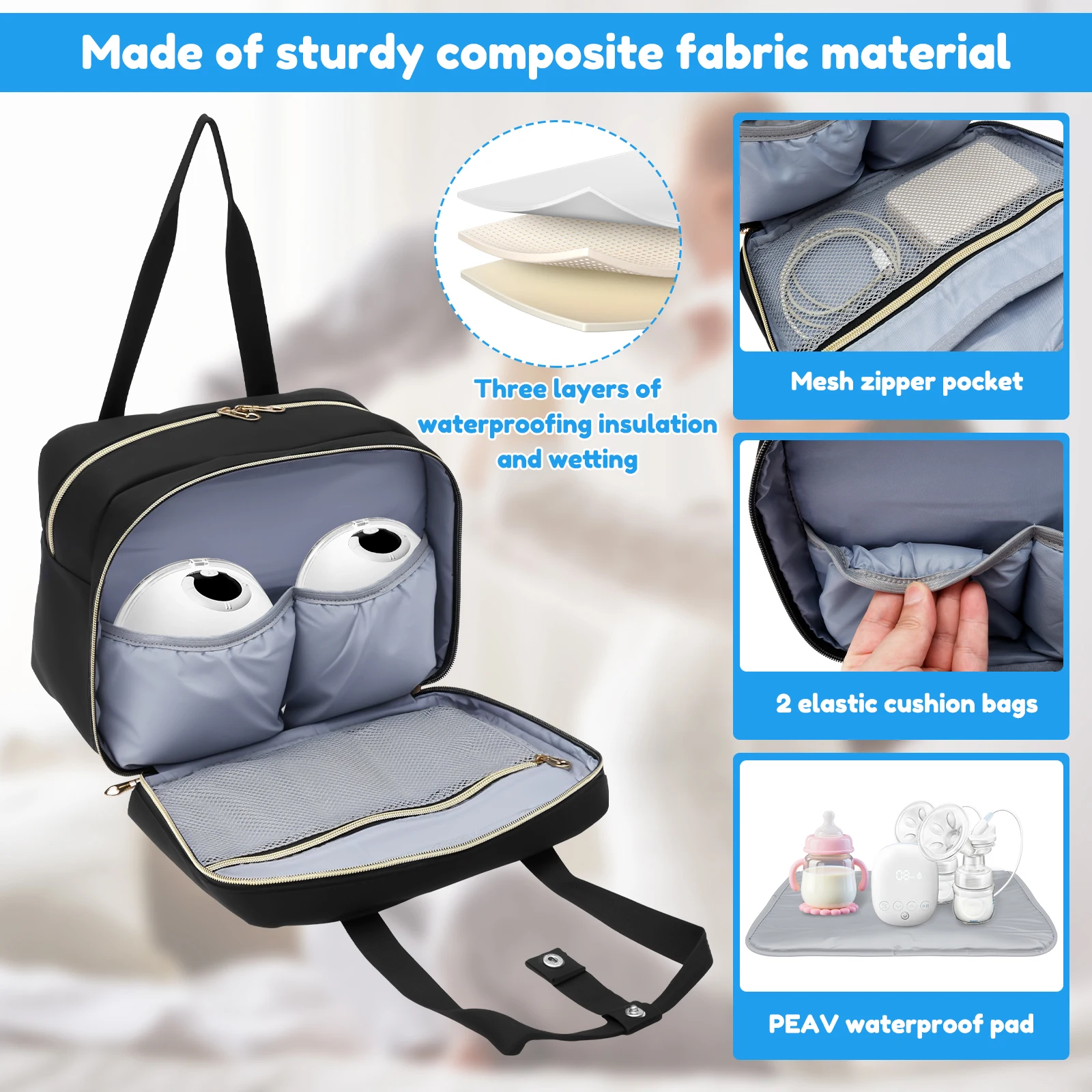Breast Pump Storage Bag with I - Baby Food Nan recension och pris