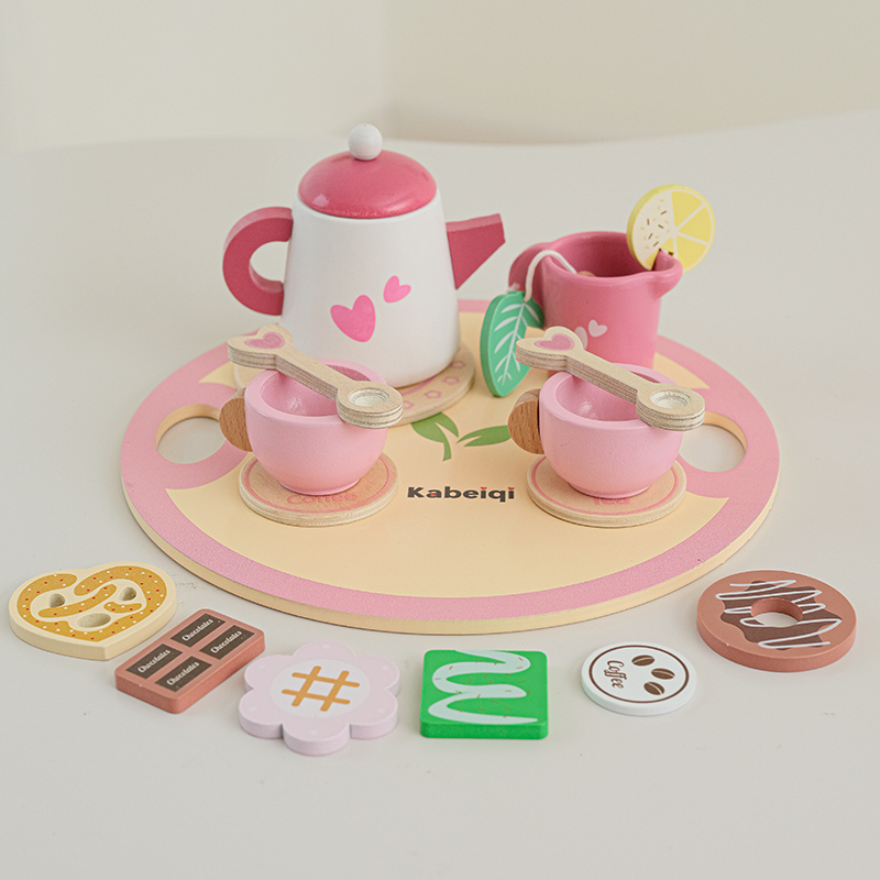 Wooden Tea Set For Little Girl - Baby Food Under 1 Year recension och pris