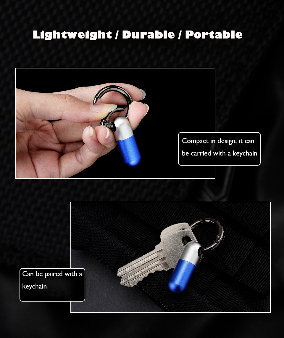 Aluminum Alloy Waterproof Pill - First Food Jar recension och pris