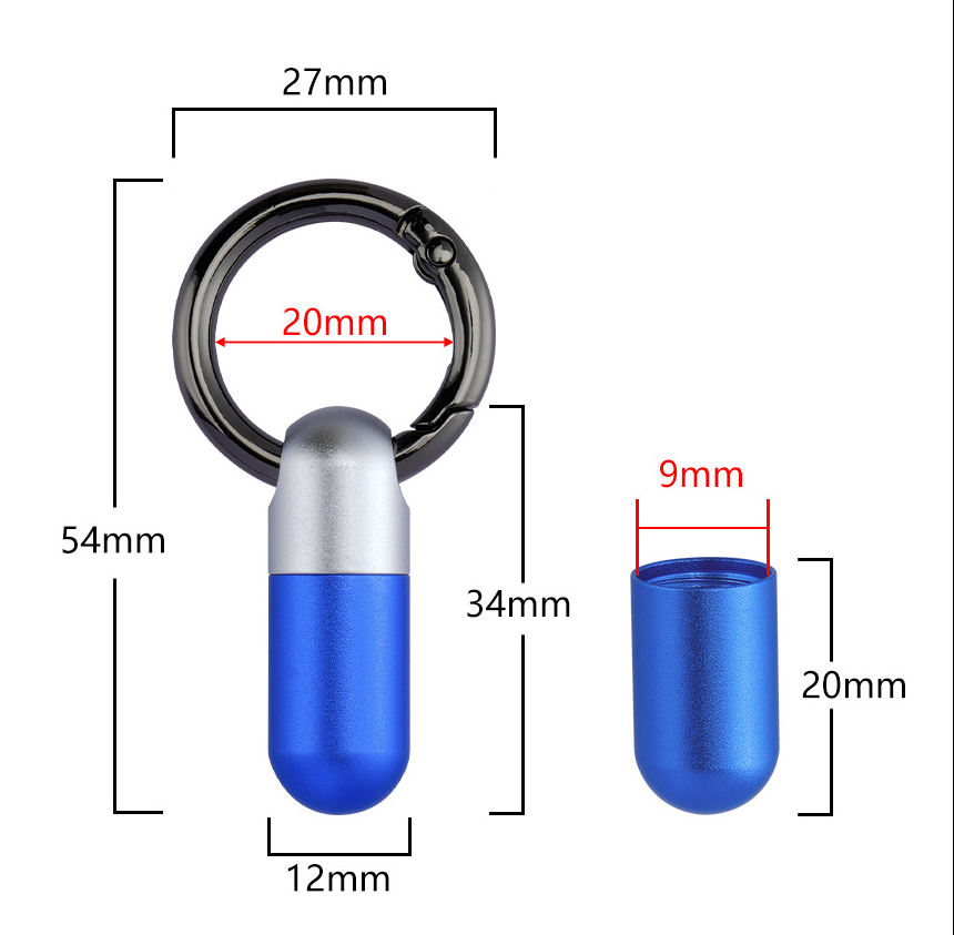 Aluminum Alloy Waterproof Pill - First Food Jar recension och pris