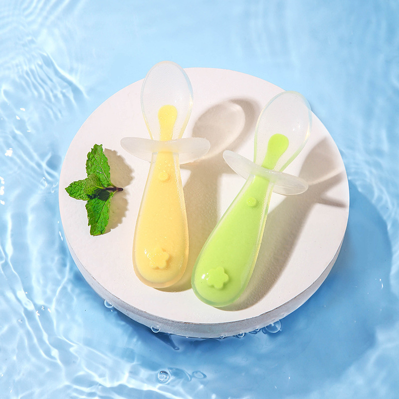 Baby Silicone Spoon, Baby Rice - Baby Food Feeder recension och pris