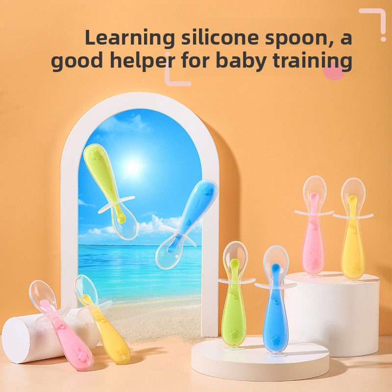 Baby Silicone Spoon, Baby Rice - Baby Food Feeder recension och pris