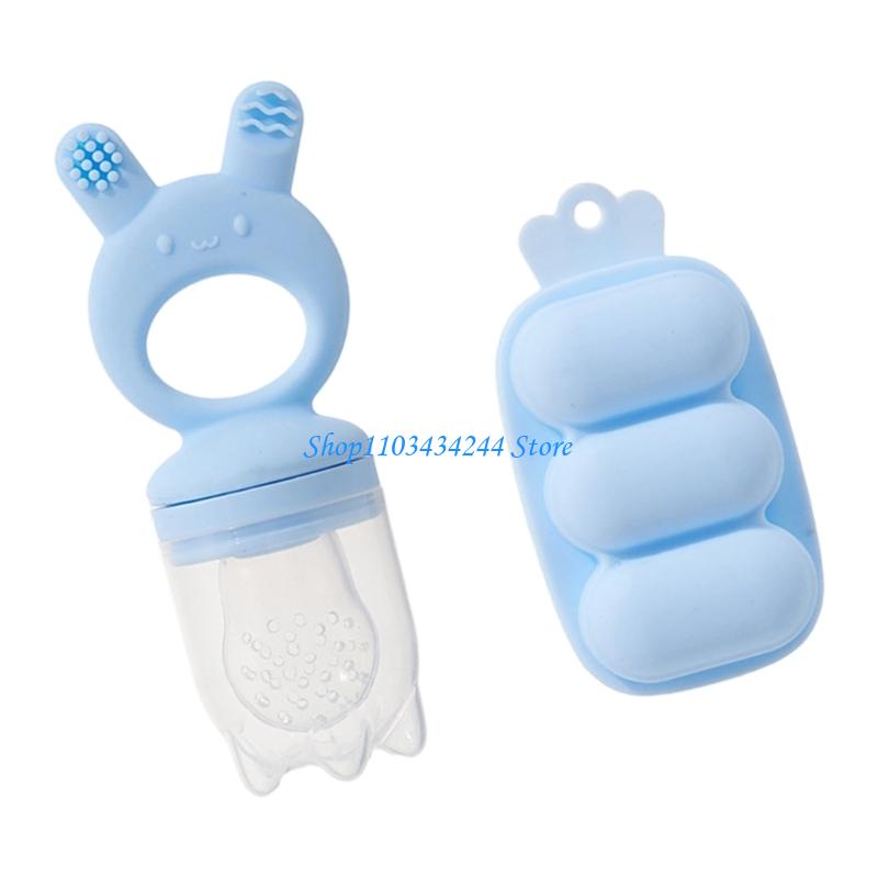 Silicone Baby Teether Feeder w - Baby Food Feeder recension och pris