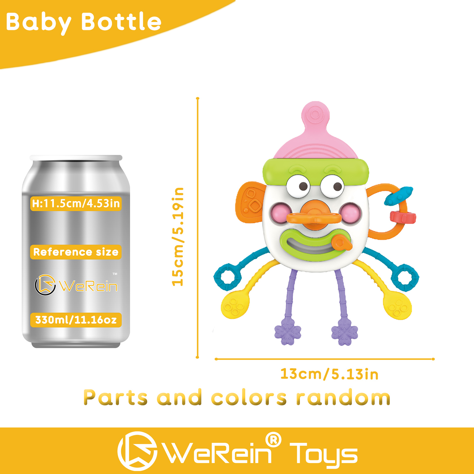 Cute Bottle Shaped Pull-out To - Baby Food Bottle recension och pris