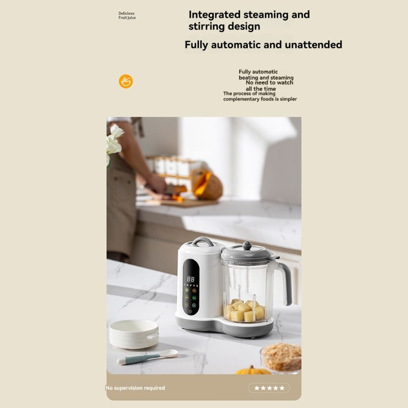 CKFAM-Automatic Baby Food Make - Baby Food Maker And Steamer recension och pris