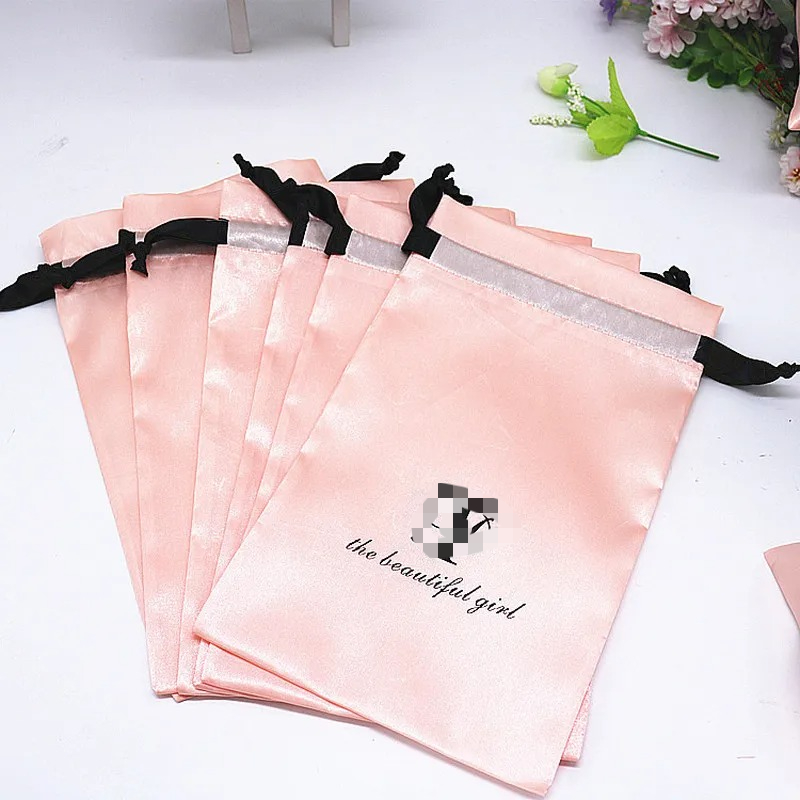 20PCS Baby Pink Silk Satin Pou - Baby Food Packaging recension och pris