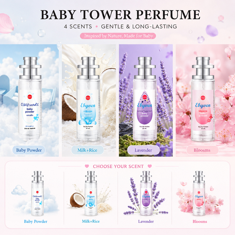 2pcs 35ml Baby Powder Perfume  - Puree Baby Food recension och pris