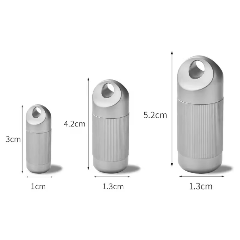 Titanium Alloy MINI Pill Box W - First Food Jar recension och pris
