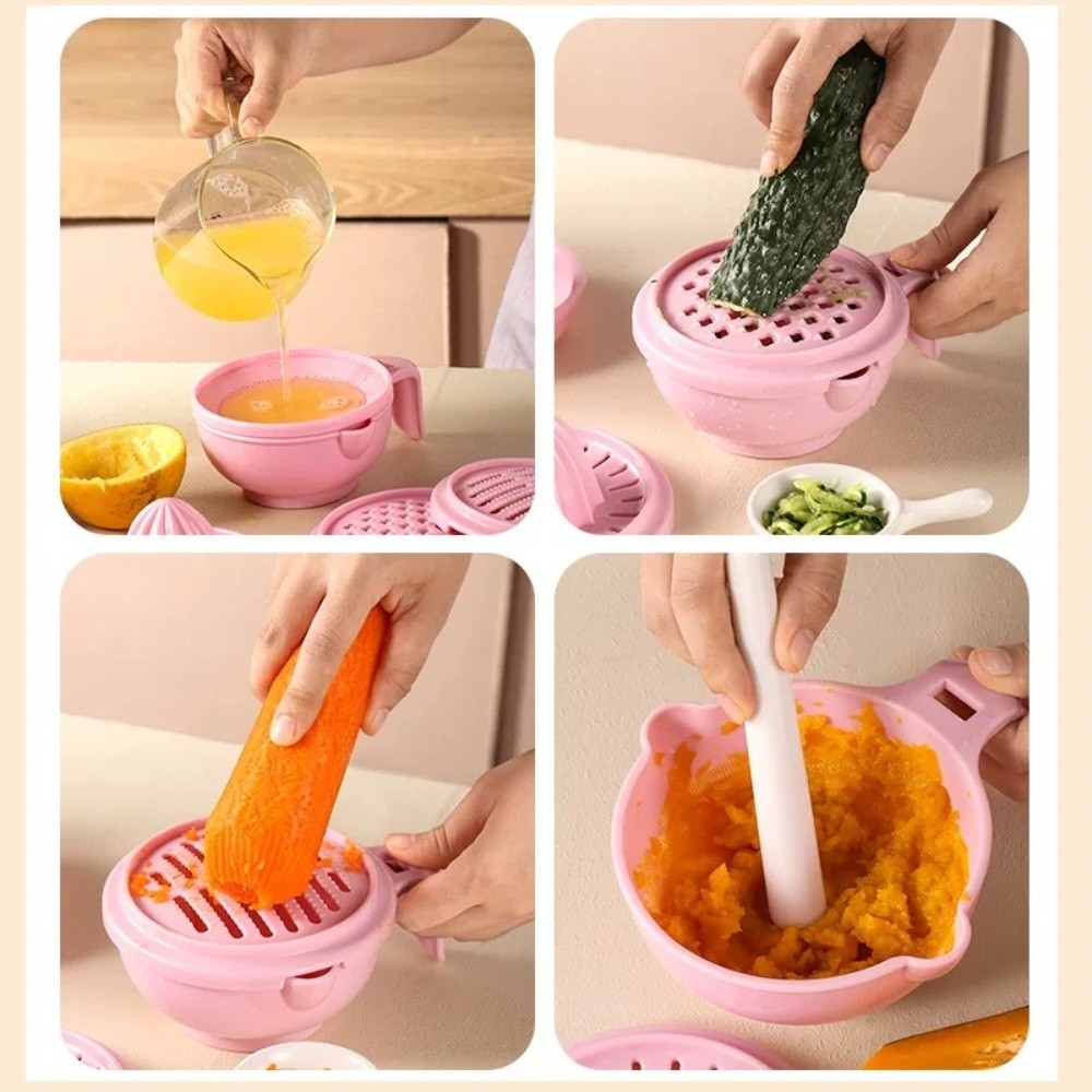 Solid color Baby Food Grinding - Puree Baby Food recension och pris