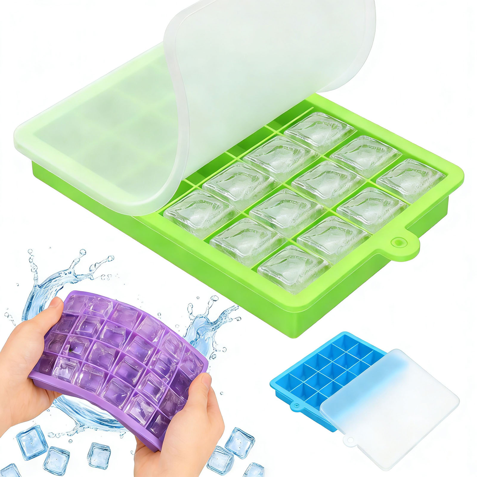 Silicone Ice Cube Tray Easy Re - Freezer Tray Baby recension och pris
