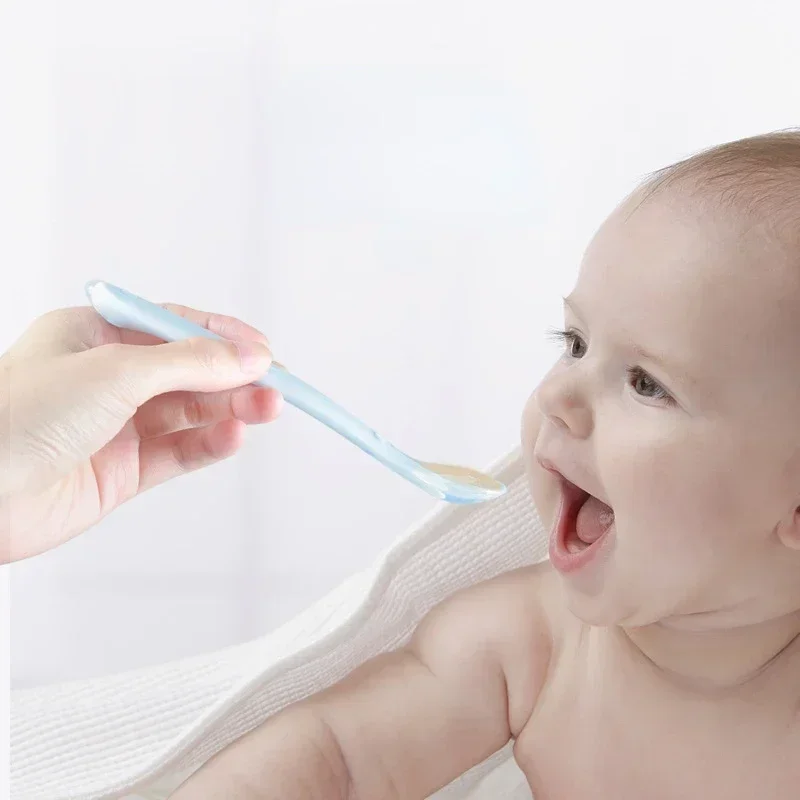 Soft Silicone Baby Spoon Toddl - Baby Food Feeder recension och pris