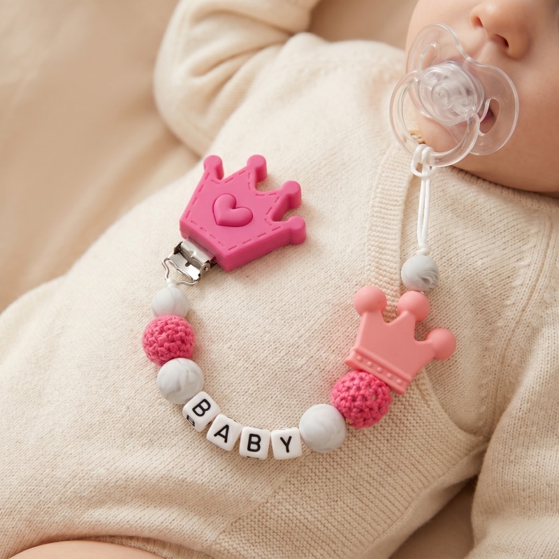 Personalized Baby Pacifier Cli - Baby Food Name recension och pris