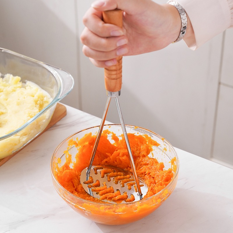 Stainless Steel Potato Masher– - Baby Food Healthy recension och pris