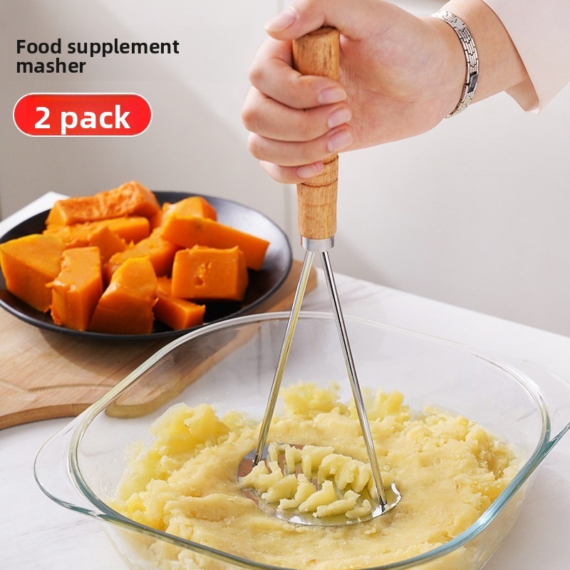 Stainless Steel Potato Masher– - Baby Food Healthy recension och pris