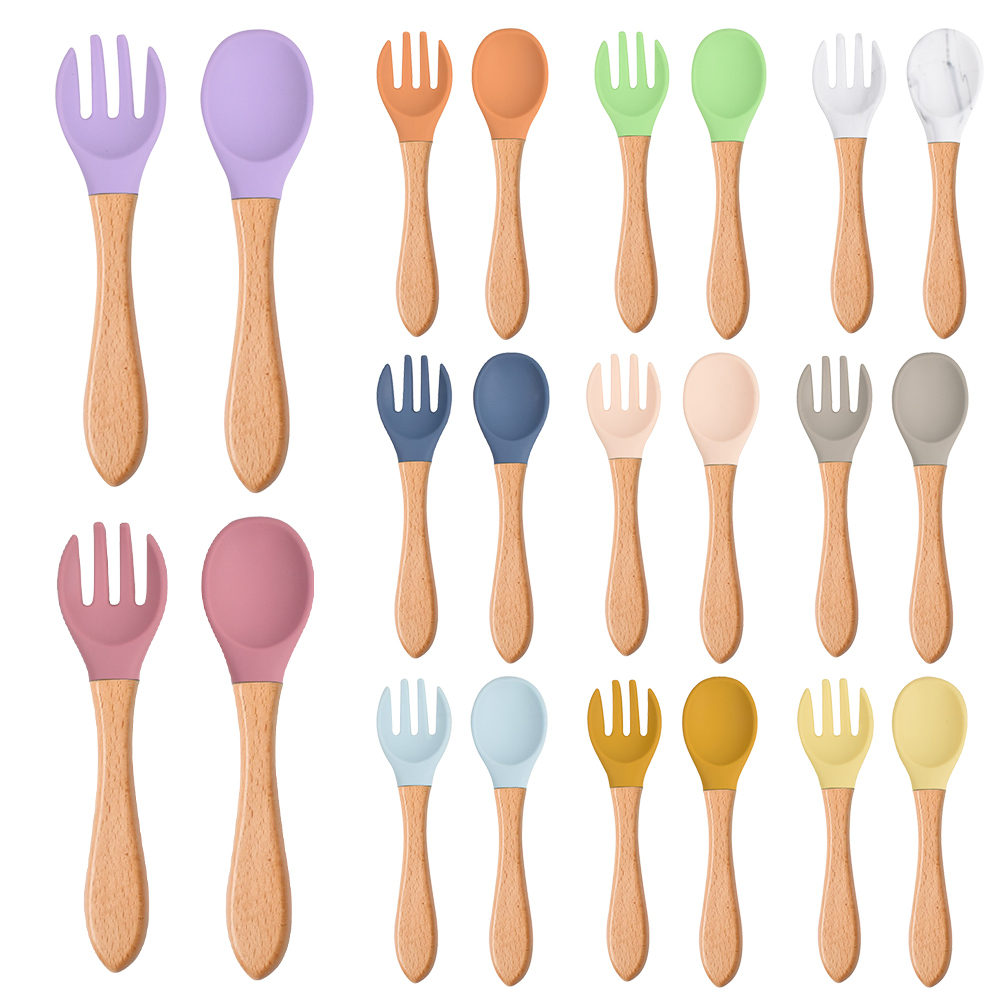 2Pcs/Set Baby Silicone Spoon F - Baby Food Feeder recension och pris