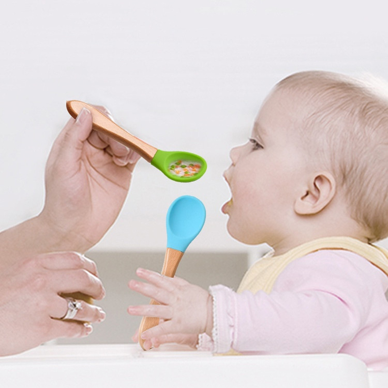 2Pcs/Set Baby Silicone Spoon F - Baby Food Feeder recension och pris