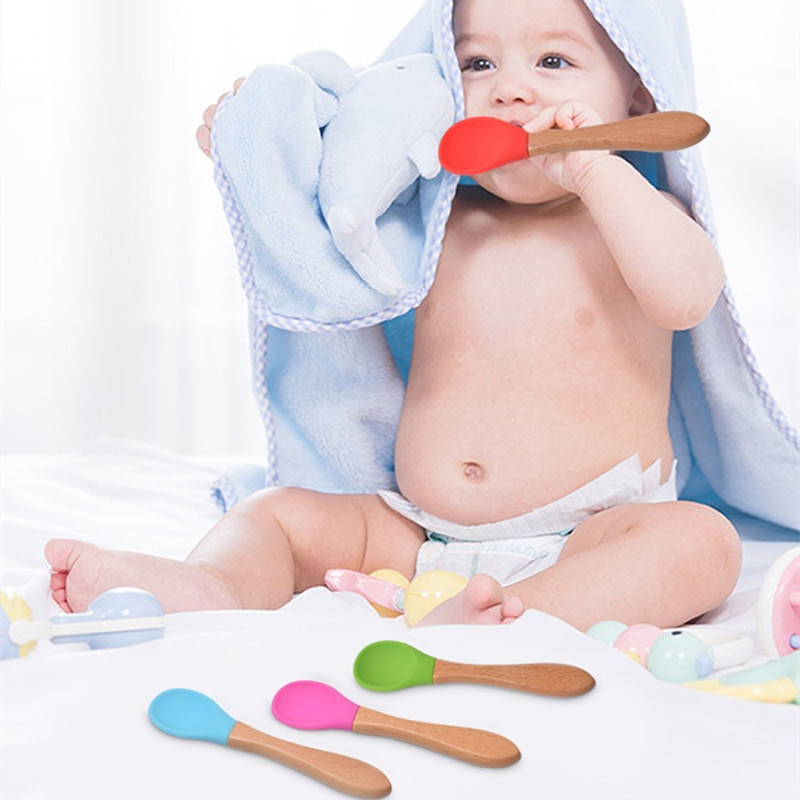 2Pcs/Set Baby Silicone Spoon F - Baby Food Feeder recension och pris