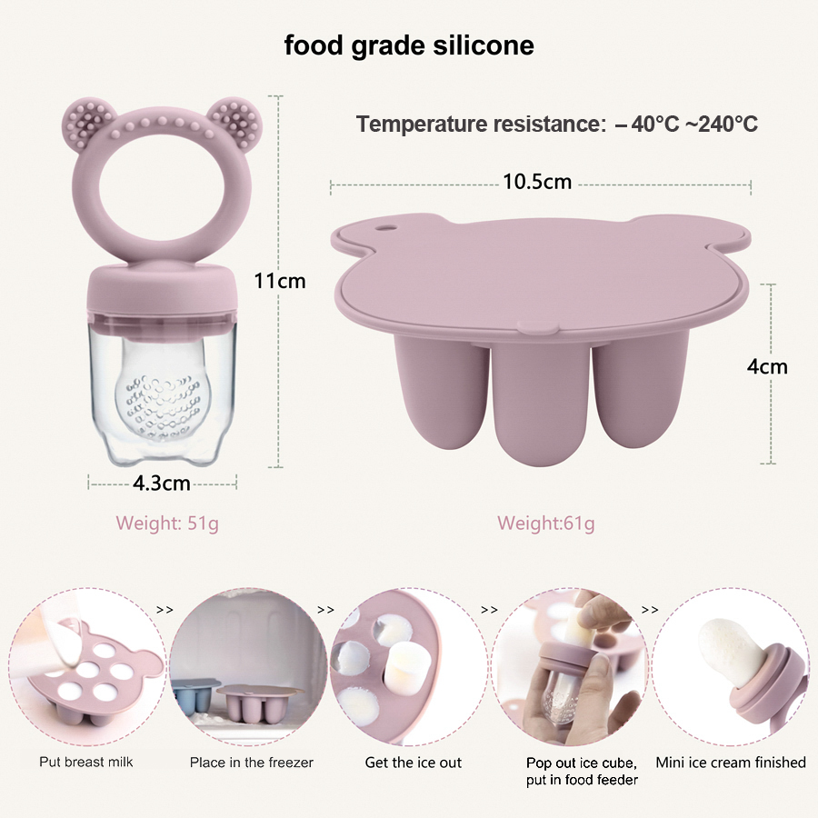 Baby Ice Cream Pops Silicone M - Baby Food Nan recension och pris