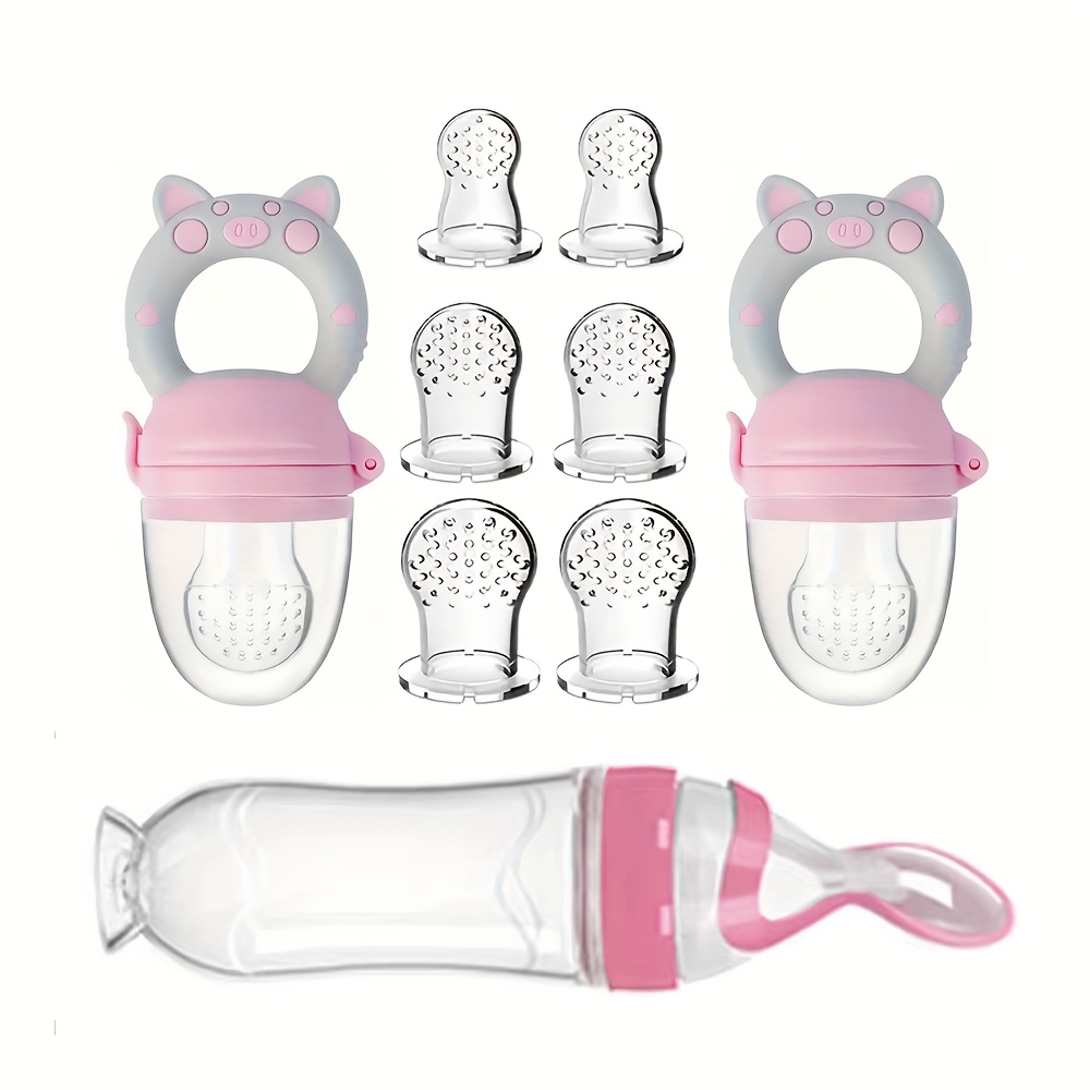 9pcs Feeding Cutlery:1 Silicon - Baby Food Feeder recension och pris