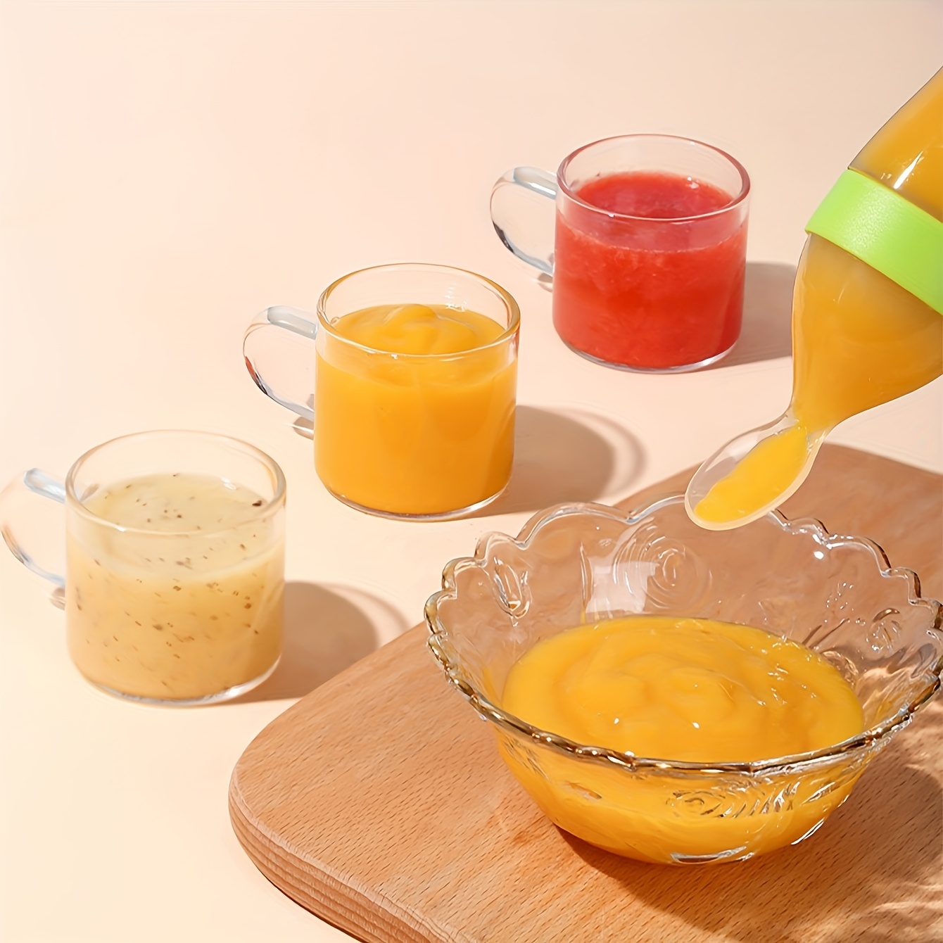 9pcs Feeding Cutlery:1 Silicon - Baby Food Feeder recension och pris