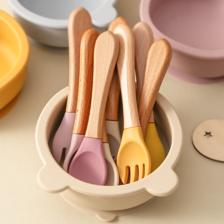 2PCS Baby Learning Spoons Uten - Baby Food Feeder recension och pris