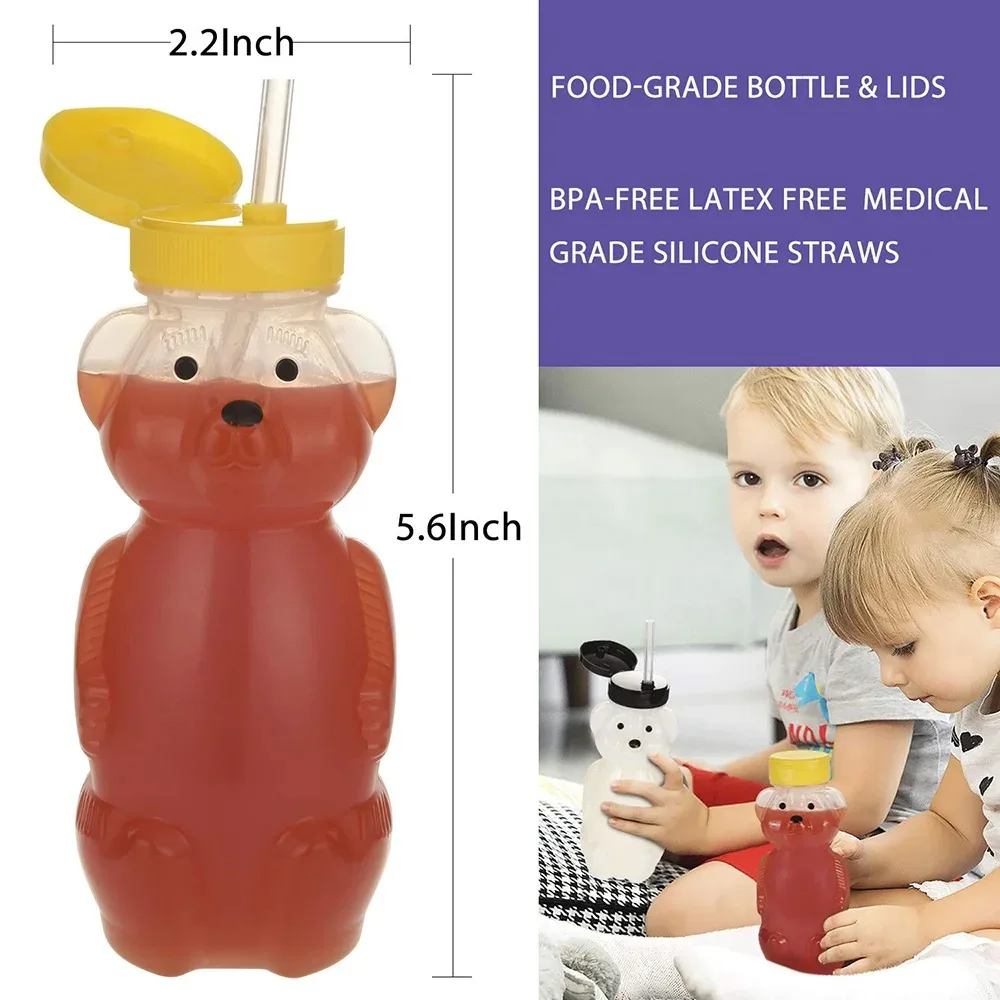 Honey Bear Straw Cups for Babi - Baby Food Bottle recension och pris